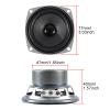 ACEIRMC 4PCS 10W Mini 3" HiFi Full Range Speaker 8 Ohm Anti-Magnetic Audio 2.0/2.1 Home Stereo Woofer Loudspeaker 90dB High Sensitivity for DIY Boom Box Satellites Speaker (4pcs) view 2