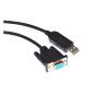F1T`D2I FT232RL USB to HDB15PIN Female Adapter RS232 Converter Serial Communication Cable Fit Compatible Sick CLV 410x Barcode Scanner to PC(5M) view 3