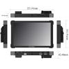 Feelworld T10 10.1 Inch Field Monitor, Aluminium 1920 * 1200 HD Touch Screen Monitor with Protective Corners 4K HDMI Input&Output F970 VESA Point for Event, Live Performance, TV Program view 2