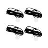 KACEPAR Car Parking Reversing Radars System with 4 Parking Sensors White, Universal Cars Parking Assistance Reversing Radar, Reverse Backup Parking Sensor Radar System Reversing Assistance Kit view 2