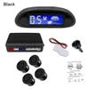 KACEPAR 4 Sensors Car Parking Assistance Reversing Radar LED Display Sound Warning Black, Car Reversing Radars System, Front/Rear LED Display 12V Car Vehicle Reverse Backup Radar System view 2