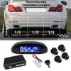 KACEPAR 4 Sensors Car Parking Assistance Reversing Radar LED Display Sound Warning Black, Car Reversing Radars System, Front/Rear LED Display 12V Car Vehicle Reverse Backup Radar System view 4