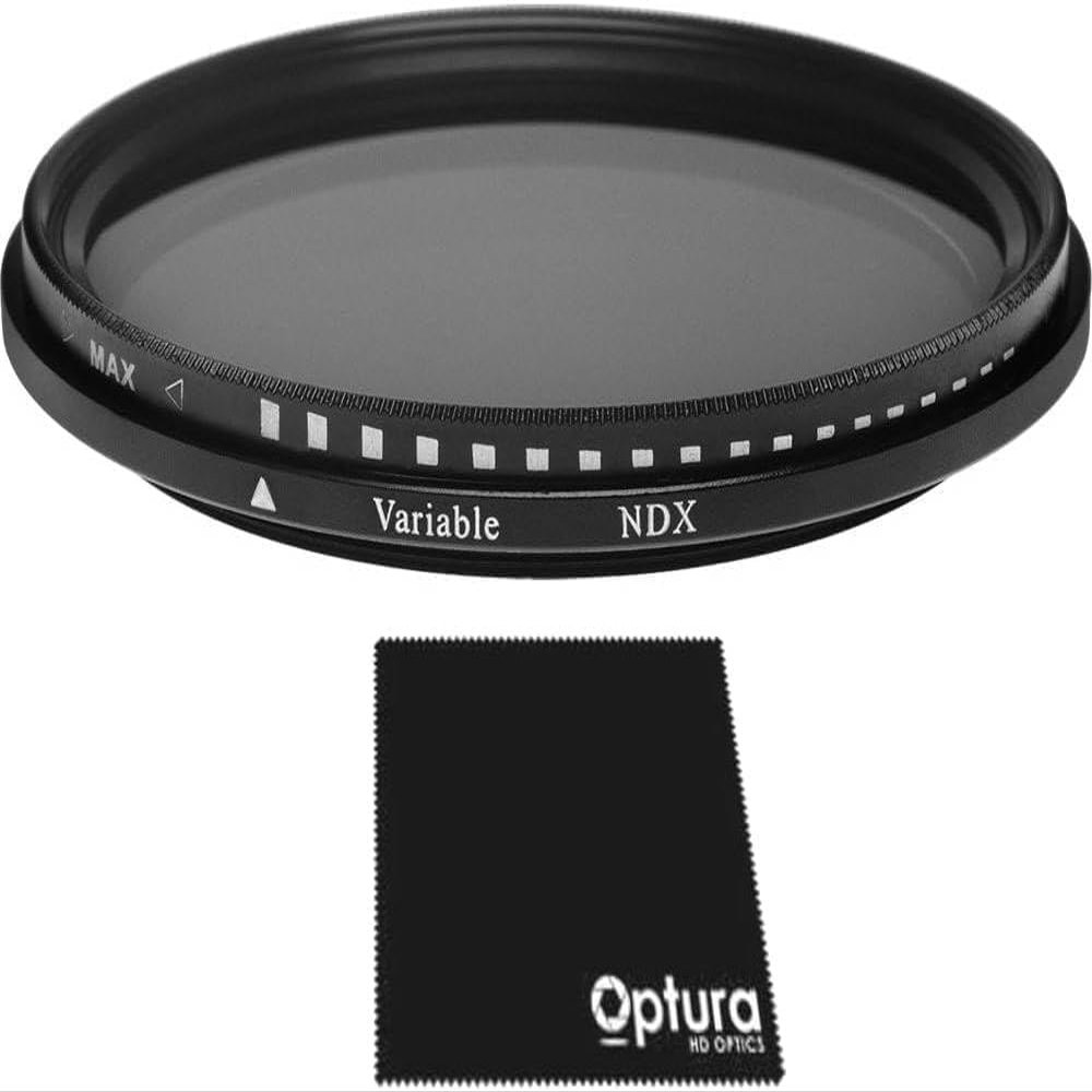 82MM NDX Variable Neutral Density Filter for Tamron SP 24-70mm f/2.8 Di VC USD G2 Lens + OPTURA Microfiber Cleaning Cloth