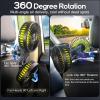 Dealswin Car Fan for Backseat kids, Dual Head USB Car Seat Fans, 360 Rotatable Strong Wind Rear Headrest CarFan for Baby, Air Circulation Fan with Adjustable Clip for Vehicles SUV RV view 2