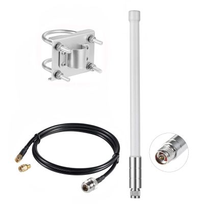Lora 915mhz Antenna 5.8dbi Long Range Antenna with 10ft Cable for Helium Hotspot Nebra Bobcat 300 SenseCAP M1 Hotspot Finestra HNT Miner& Meshtastic LORA32 915MHz ESP32 LoRa OLED Board