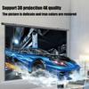 Xnyaizyc Projector Screen Manual Pull Down, 16:9/4:3 Portable Foldable Projection Screen 60"/72"/80" for Home Theater Cinema Indoor Outdoor Projector Movie Screen (Size : 80" (4:3)) view 2