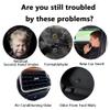 3-Fan Solar Powered Car Exhaust Fan for Heat Dissipation, USB Rechargeable Car Window Ventilation Fan with Rubber Strips, Solar Auto Air Vent Radiator for Removing Odors & Stagnant Air, Black view 2