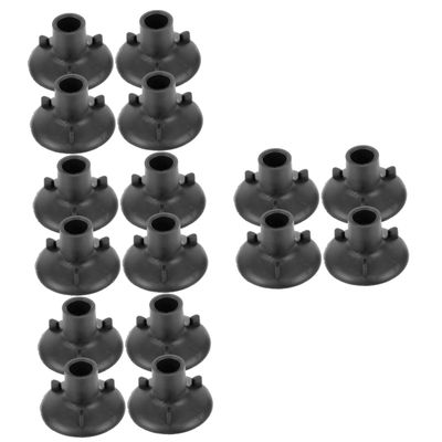 FOMIYES 16pcs Rubber Chair Leg Pad Nonslip Shower Chair Leg Cover Replacement Feet