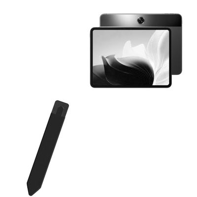BoxWave Stylus Pouch Compatible with Oppo Pad Neo - Stylus PortaPouch, Pen Stylii Holder Carrier Portable Self-Adhesive - Jet Black