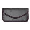 LMLXYZ Faraday Bag Black Faraday Bag Shielding Cage Pouch Wallet Case Faraday Key Bag for Cell Phone Privacy Protection Anti-Spying Pouch (Color : Black, Size : 19.5x10.5cm) view 1