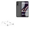 BoxWave Stand and Mount Compatible with BLU G73 - Pocket Aluminum Stand 3-in-1, Portable Multi Angle Viewing Riser - Metallic Silver view 1