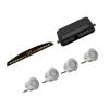 KACEPAR 12V Cars Reverse Backup Radar System LED Display Parking Sensors Silver, Alarm Buzzer Reminder for Safe Driving, 4 Parking Sensors Distance Detection Distance Display Sound Warning Buzzer view 2