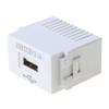 CHIUEAST 128Type 220 V To 5 V 1A USB Interface Adapter Switch Module 2.1A Charging Panel Socket Power Converter USB Power Switching Module Wall Outlet Fiber Optical Interface Panel view 1