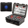 NANUK 940 Waterproof EMS/EMT Empty Hard Case with Dual-Compartment Lid Organizer and Padded Dividers First Aid Organizer for Trauma Kits & IP67 Dustproof, Impact-Resistant Black view 1