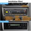 SIXWIN Single Din Car Stereo with Bluetooth 5.0 Hands Free Calling Voice Control Car Stereo FM Radio Car Mp3 Player USB AUX Port Audio Recording Car Audio System Car Audio Receivers view 2