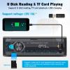 SIXWIN Single Din Car Stereo with Bluetooth 5.0 Hands Free Calling Voice Control Car Stereo FM Radio Car Mp3 Player USB AUX Port Audio Recording Car Audio System Car Audio Receivers view 4
