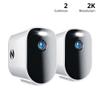 Night Owl Wire Free 2K HD Indoor/Outdoor Deterrence Cameras with 2-Way Audio (2-Pack) view 2