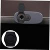 Angoily Webcam Lens Protective Cover 10pcs Black Web Camera Lens Shutter Cap Sticker Web Cam Webcam Cover Lens Caps for Pc view 4