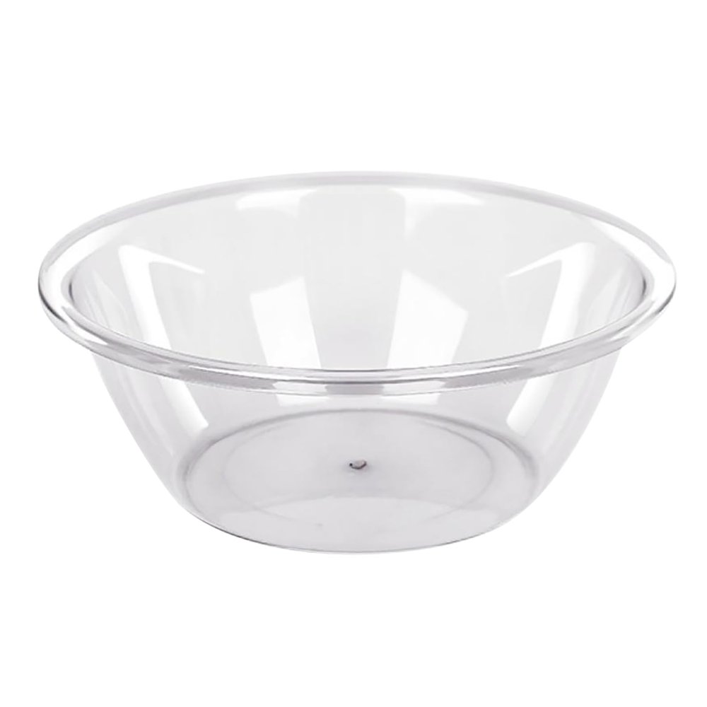 AUNMAS Transparent Wash Basin PET Dish Tub, Thicken Camping Sink for Kitchen Bathroom, Lightweight Portable Heat Compact Design (M Size)