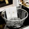 AUNMAS Transparent Wash Basin PET Dish Tub, Thicken Camping Sink for Kitchen Bathroom, Lightweight Portable Heat Compact Design (M Size) view 3