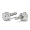 5pcs M3x6/8/10/12mm Carbon Steel Round Head Hand Tighten Thumb Screw Bolt for PC Computer Case Cover DIY Toolless Thumbscrew(Siver,M3x10) view 4