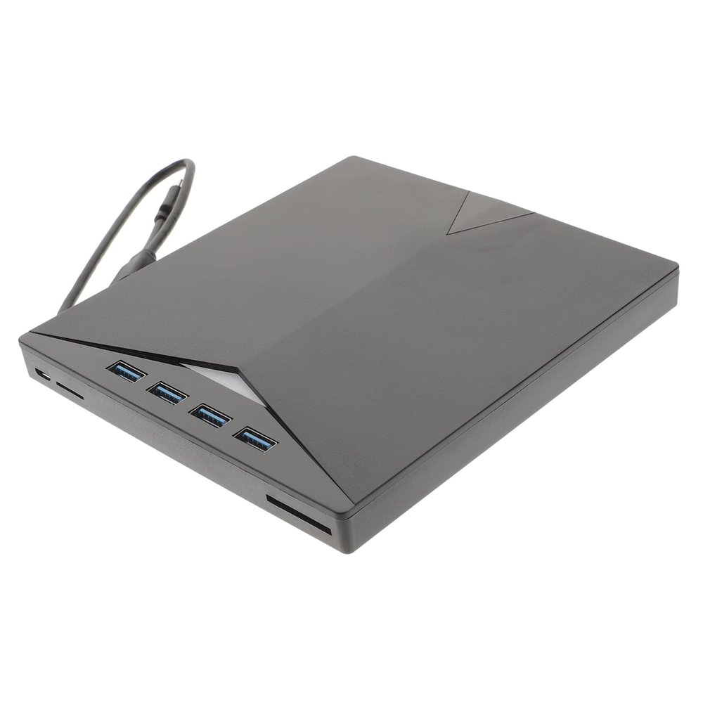 Angoily Portable External DVD Drive Ultra-Slim USB Cd DVD Writer with High-Speed Data Transfer Compatible with Laptops and Desktops No Driver Required