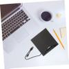 Angoily Portable External DVD Drive Ultra-Slim USB Cd DVD Writer with High-Speed Data Transfer Compatible with Laptops and Desktops No Driver Required view 3