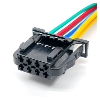 BUIEX 8Pin 3B0972724 Auto 1.5MM Series Electronic Connector Wire Harness Sockets Audio Anti-Theft Switch Car Lights Plug 3B0 972 724 (Color : 3B0 972 724, Size : 1 Set)