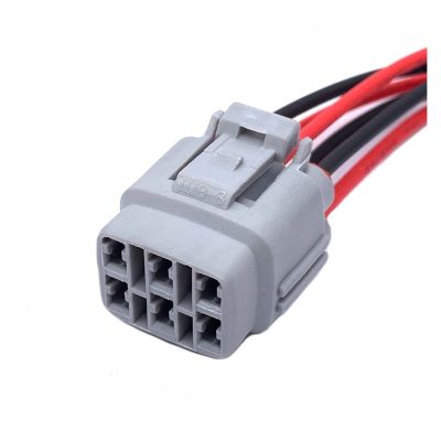 6Pin Sumitomo Auto Sensor Waterproof Electronic Connector Wire Harness Plug MT090 Compatible with SU~UKI Toy~ta H~nda 6187-6561 6180-6771 (Color : 6P Female, Size : 1Pc with 15cm Wire)