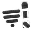 Veemoon 4pcs Adhesive Cable Clips Cord Management Clips for Desktop Wall Car Sleek Self-Adhesive USB Cable Organizers Multiple Slots for Home Office Use view 4