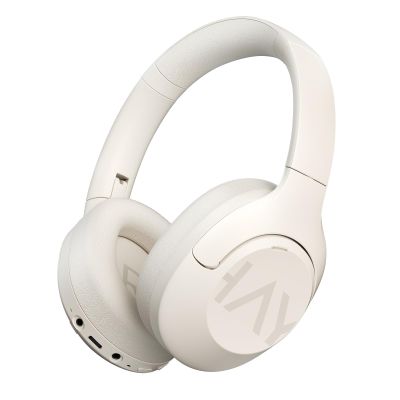 HAYLOU S30 Noise Cancelling Bluetooth Headphones, LDAC Hi-Res Audio, 5 HD Mics Call, 80H Playtime, Custom EQ via App, Bluetooth 5.4 Multipoint Connect, Wireless Headphones Over Ear