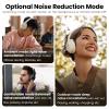 HAYLOU S30 Noise Cancelling Bluetooth Headphones, LDAC Hi-Res Audio, 5 HD Mics Call, 80H Playtime, Custom EQ via App, Bluetooth 5.4 Multipoint Connect, Wireless Headphones Over Ear view 3
