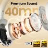 HAYLOU S30 Noise Cancelling Bluetooth Headphones, LDAC Hi-Res Audio, 5 HD Mics Call, 80H Playtime, Custom EQ via App, Bluetooth 5.4 Multipoint Connect, Wireless Headphones Over Ear view 4