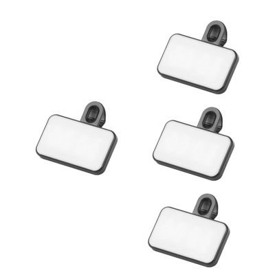 Angoily 4pcs Led Clip Light Brightness for Video Conferencing Photography and Makeup Portable Camera Light for Phones and Laptops for Live Streaming and