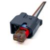 BUIEX 2 Pin TE Auto OH6 Ignition Coil Plug Wiring Harness Waterproof Electronic Connector with Cable 2098641-6 1000264408 (Color : 2Pin Female, Size : 5Pcs with 15cm 20WG) view 1