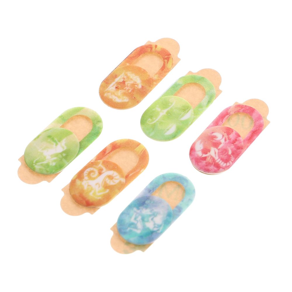 Angoily 6pcs Webcam Lens Protective Caps Privacy Covers for Laptop Tablet and Compact Slide for Enhanced Privacy Zodiac Design Scorpio