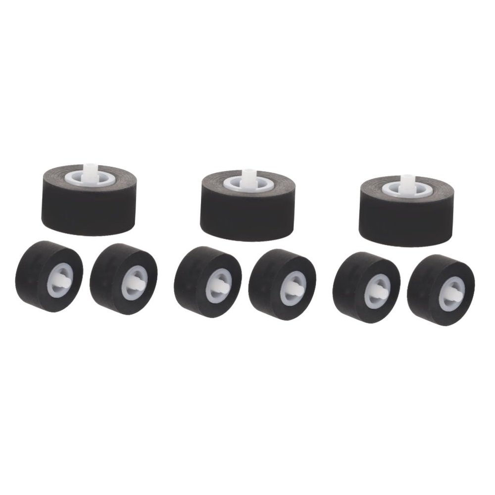 Angoily 9pcs Pinch Roller Replacement for Video Cassette Deck Rubber Bearing Rollers for Tape Recorders Personal Stereos and Amplifiers