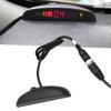 KACEPAR Cars Parking Assistance Reversing Radar w/4 Sensors, Alarm Buzzer Reminder for Safe Driving, 12V-24V Vehicles Reverse Backup Radar System with LED Display Front/Rear Parking Sensors view 3