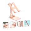 Angoily 1pc Folding Cellphone and Tablet Stand Holder for Desktop Live Streaming Low Center of Design Suitable for Phones and Tablets view 4