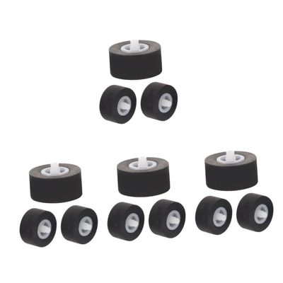 Angoily 12pcs Pinch Roller Bearing Wheel for Video Tape Recorder and Audio Equipment Rubber Guide Pulley for Cassette Players Lightweight and Portable Replacement Parts