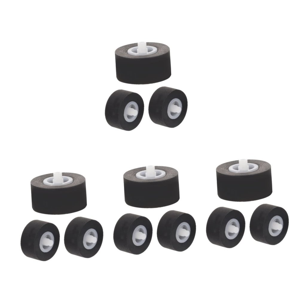 Angoily 12pcs Pinch Roller Bearing Wheel for Video Tape Recorder and Audio Equipment Rubber Guide Pulley for Cassette Players Lightweight and Portable Replacement Parts