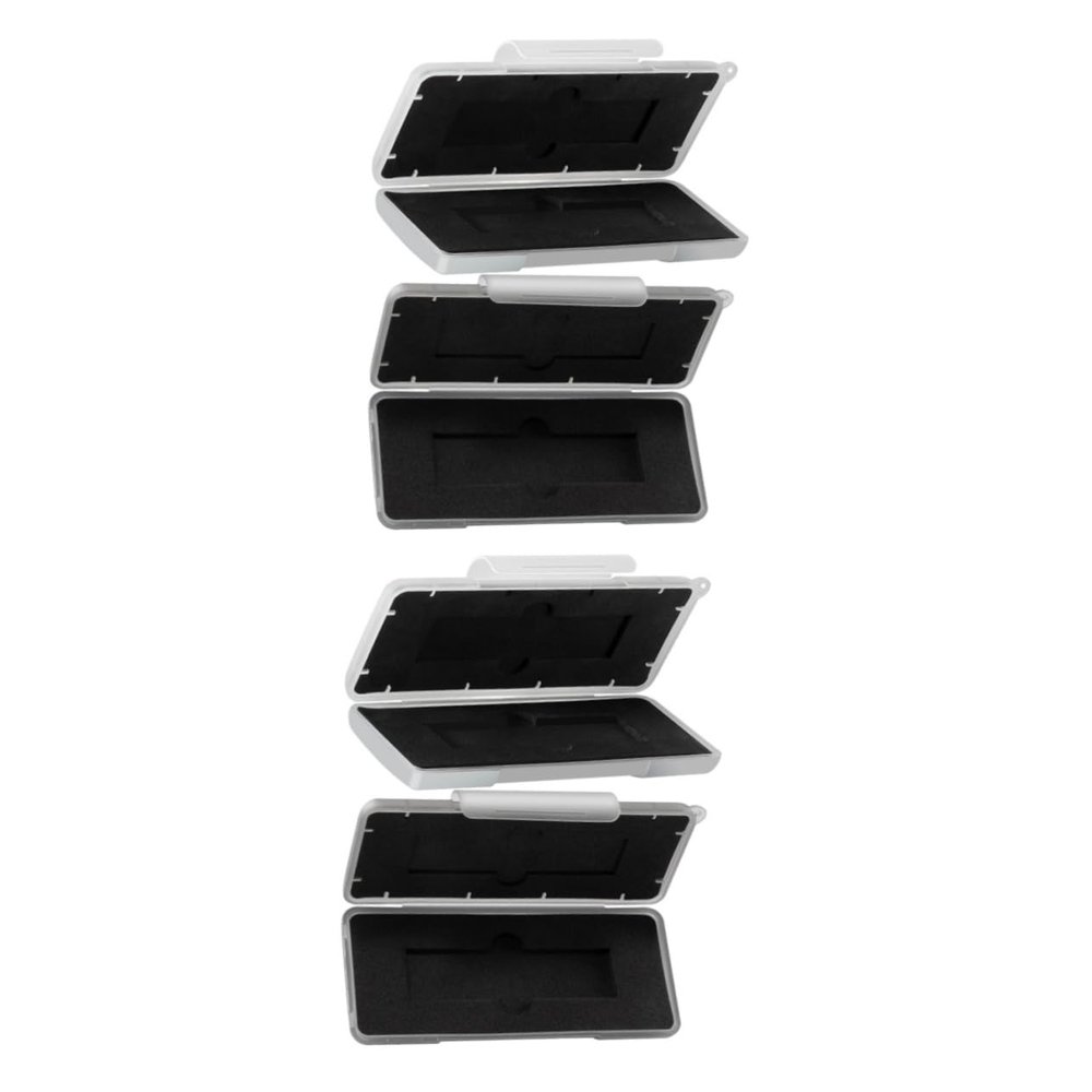 Angoily 4pcs Ssd Storage Protective Bag Hard Drive Storage Case Buckle Design Compact Design for Easy