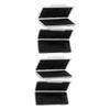 Angoily 4pcs Ssd Storage Protective Bag Hard Drive Storage Case Buckle Design Compact Design for Easy view 1