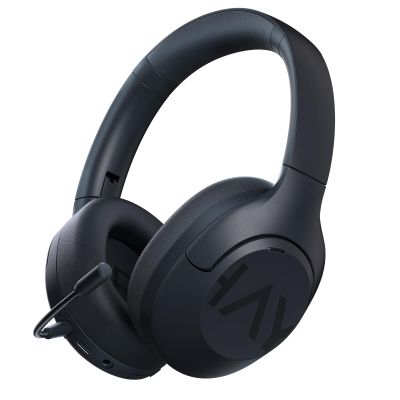 HAYLOU S30 Pro Noise Cancelling Bluetooth Headphones, LDAC Hi-Res Audio, 5 HD Mics Call, 80H Playtime, Custom EQ via App, Bluetooth 5.4 Multipoint Connect, Wireless Headphones Over Ear