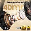 HAYLOU S30 Pro Noise Cancelling Bluetooth Headphones, LDAC Hi-Res Audio, 5 HD Mics Call, 80H Playtime, Custom EQ via App, Bluetooth 5.4 Multipoint Connect, Wireless Headphones Over Ear view 4