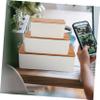 Angoily 3pcs Cord Management Box Lid Cable Organizer Wires Tidy and Protected Storage view 3
