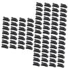 Angoily 300pcs Flexible Rotating Headphone Clips Portable Plastic Headset Clamps for Earphone Wire Management and Organization Black view 1