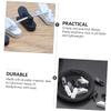 Angoily 300pcs Flexible Rotating Headphone Clips Portable Plastic Headset Clamps for Earphone Wire Management and Organization Black view 2
