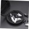 Angoily 300pcs Flexible Rotating Headphone Clips Portable Plastic Headset Clamps for Earphone Wire Management and Organization Black view 4
