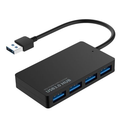 Angoily 4 Port USB 3.0 Hub Portable USB Splitter for Laptop High Speed Data Transfer
